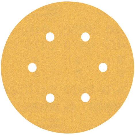Papier de verre Bosch Expert C470 pour ponceuse orbitale aléatoire, 150 mm, 6 trous, G 150 50 pièces
