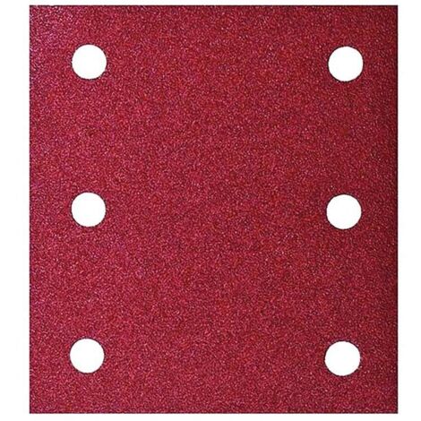 Makita – Lot de 10 feuilles abrasives velcro 102 x 114 mm grain 150 – Pour ponçage bois et métal – P33130