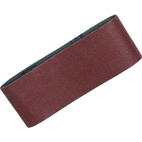 Makita – Bande abrasive de ponceuse 100 x 610 mm grain 40 – Pack de 5 pièces pour ponçage bois et métal – P36887