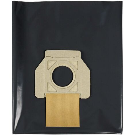 Sac pour aspirateur lot de 5 sacs plastiques noirs – Résistants pour déchets lourds – Compatible Makita VC4210L VC4210M – W107418355