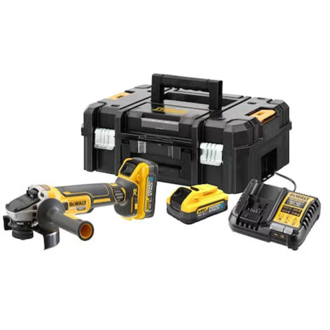 Meuleuse Ø125mm 18V DEWALT DCG409H2T-QW Brushless avec coffret et 2 batteries 5,0 Ah POWERSTACK