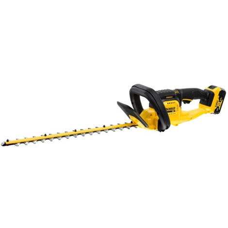 Dewalt – Taille-haie télescopique 18V DCMHT563P1QW – Lame 550mm – Autonomie 75 minutes – Acier trempé pour coupe nette (1/10)