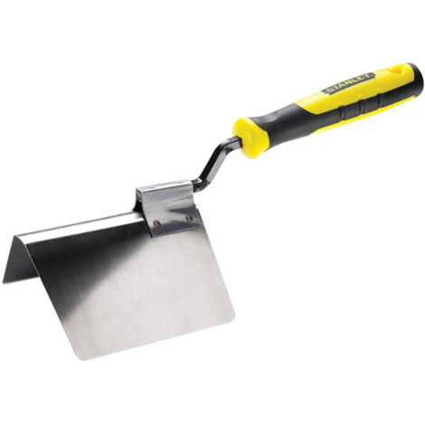 Stanley – Couteau à enduire extérieur lame inox 30cm – Flexibilité pour finition lisse – Poignée bi-matière confort – Pour bois dur et teck