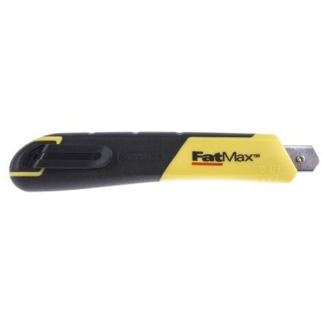 Stanley – Cutter à cartouche 9 mm – Lame en acier inoxydable – Rechargement automatique – Casse-lames intégré pour coupes précises