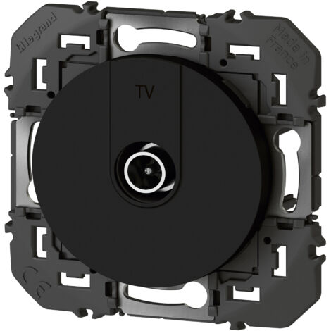 Legrand – Prise TV étoile blindée – Atténuation inférieure à 1 dB – Compatible UHD – Finition noire pour installations complexes (1/3)