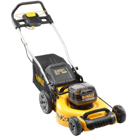 Dewalt – Tondeuse à batterie 48 cm 18V – Moteur brushless XR – Surface de coupe 800 m² – Bac de ramassage 55 L – Fonction mulching