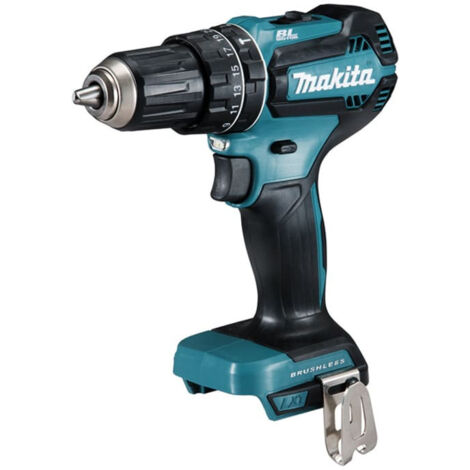 Makita – Perceuse-visseuse à percussion sans fil 18V – Moteur Brushless – Couple 50Nm – Capacité perçage bois 38mm, acier 13mm, maçonnerie 13mm - DHP485Z