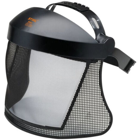 Stihl – Visière de protection intégrale GPA 33 – Maille nylon flexible – 4 bouchons d’oreille SNR 34 – Conformité EN 352-2 et EN 1731
