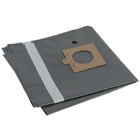 Lot de 5 sacs d'aspirateur BOSCH 2605411231 - Humide - Jetables - Pour GAS 15L