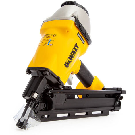 Dewalt – Cloueur de charpente à bande pneumatique 90Nm – Longueur clou 50-90mm – Mode tir rafale et coup par coup – Tête anti-trace - DPN9033SM-XJ
