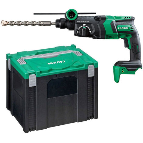 Hikoki – Perforateur burineur 18V SDS-Plus 3,2J – Moteur Brushless – Fonction Auto-stop – Pour béton armé – DH18DPCW2Z