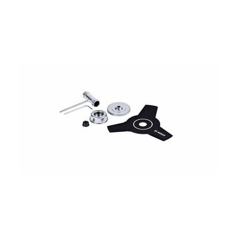Bosch Professional – Lame de débroussailleuse 3 dents – Diamètre de coupe 23 cm – Acier haute résistance – Pour végétation dense et herbes hautes - F016800631