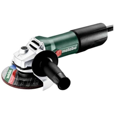 Metabo – Meuleuse d'angle 125 mm 850W – Moteur puissant pour meulage, découpe et polissage – Capot de protection et protection anti-redémarrage - 603608000
