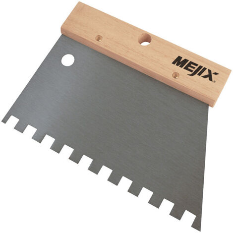 Mejix peigne à colle manche bois denture U 220x130 mm (1/3)