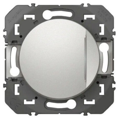 Legrand – Double interrupteur étanche composable – Avec voyant témoin – Raccordement sans outil – Pour chantiers humides – Normes NF