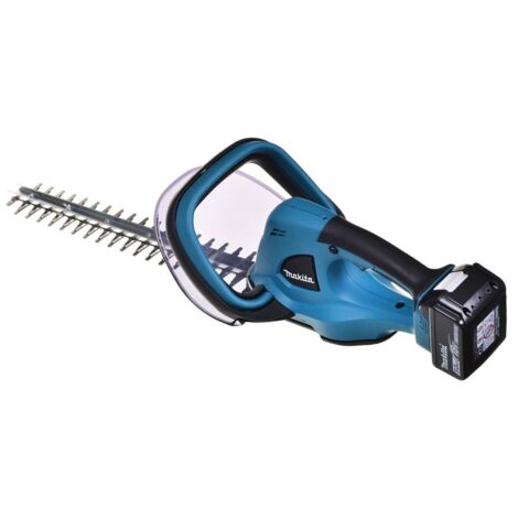Makita – Taille-haie électrique 48 cm – Batterie 18V 5.0Ah – Couteaux double tranchant – Max. ouverture 15 mm – Moteur silencieux - DUH483RT (1/5)