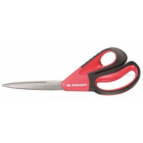 Facom – Cisaille à tôle 230 mm – Coupe nette pour métal – Poignée bi-matière – Usage professionnel