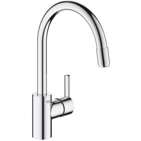 Mitigeur évier FEEL GROHE 30185002 bec col de cygne pivotant - chrome (1/10)