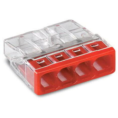 Pack de 100 Bornes WAGO 2273-204 - 4 x 0,5 à 2,5mm² (1/3)
