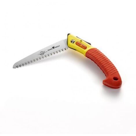 Outils Wolf – Couteau-scie repliable 15 cm pour élagage – Lame en acier carbone – Denture sans avoyage pour coupe rapide – ORK (1/3)