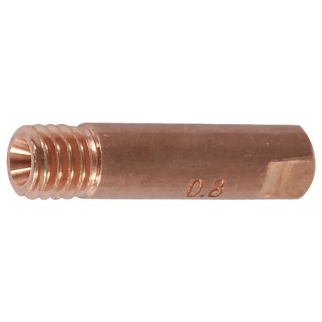 Lot de 10 tubes contacts pour torches 150 A – Ø 1/M6 – Compatible avec chalumeaux GYS – 41929