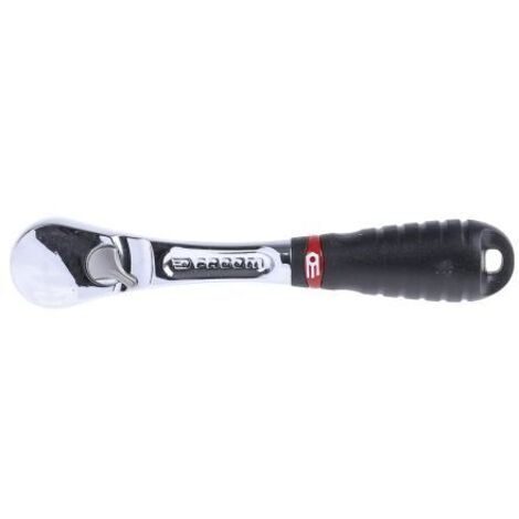 Facom – Clé à cliquet carré 1/4'' – Longueur 121 mm – Léger – Pour espaces confinés et chantiers humides