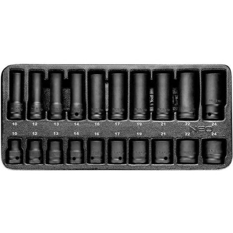 Insert douilles à chocs 1/2 NEO TOOLS 84-241 20 pièces (1/2)