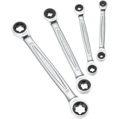Facom – Coffret de clés à œil Non 4 pièces – Taille 10-19mm – Acier au chrome vanadium – Conforme VDE/1000V (1/2)