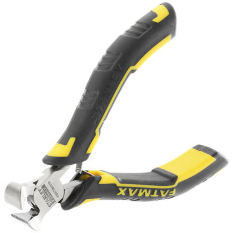 Stanley – Mini pince coupante 110 mm FMHT080519 – Acier trempé – Poignée bi-matière ergonomique – Ressort de rappel pour accès étroit (1/6)