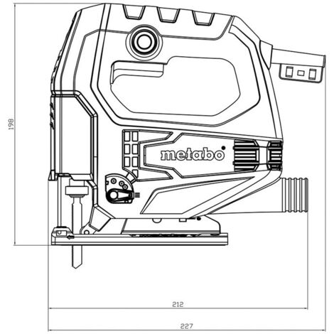 Scie sauteuse METABO 601030000 65 mm 450 W STEB 65 Quick