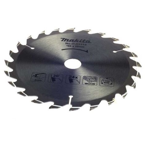 Makita – Lame de scie circulaire carbure 190mm – Alésage 30mm – 24 dents – Pour bois dur et teck – Coupe nette et rapide