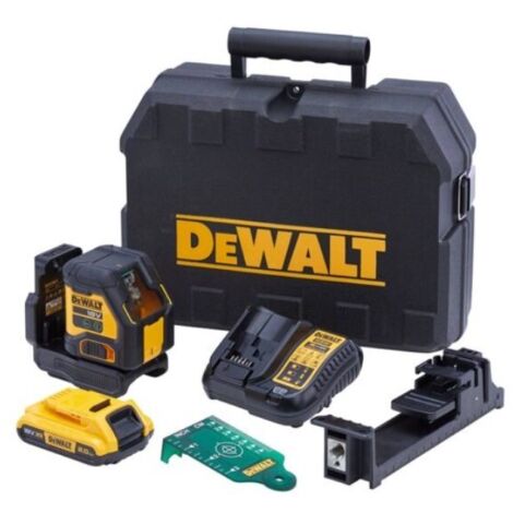 DeWALT DCLE34021D1 Laser à lignes sans fil croisées vert 18V 2Ah coffret