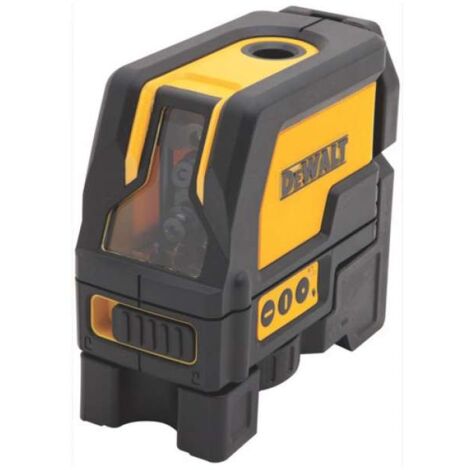 Dewalt – Niveau laser en croix 50m – Précision +/- 3mm/15m – Visibilité accrue – Base pivotante magnétique – IP54 étanche