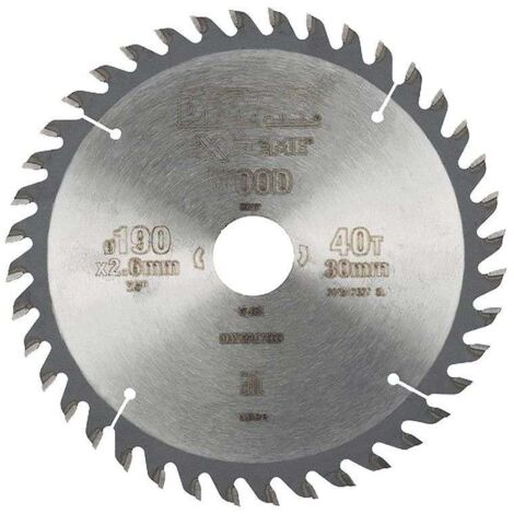 Dewalt – Lame de scie circulaire 190 mm 40 dents DT4064QZ – Pour bois dur et matériaux composites – Coupe fine et précise (1/5)