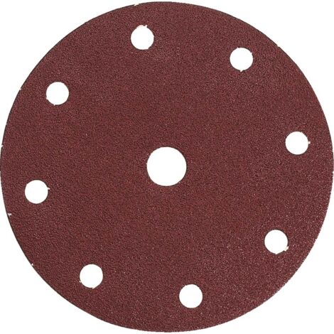 Makita – Disque abrasif velcro 150 mm grain 120 – Lot de 10 pour ponçage métal et bois – P31952