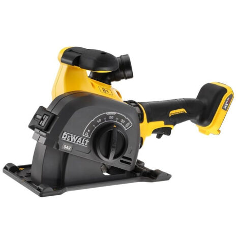 Dewalt – Rainureuse à béton sans fil 54V XR Flexvolt – Profondeur de coupe 32mm – Largeur de coupe 8 à 35mm – Moteur sans balais