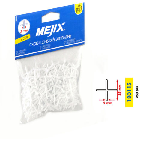 Croisillons d'écartement 2 mm MEJIX (1/3)