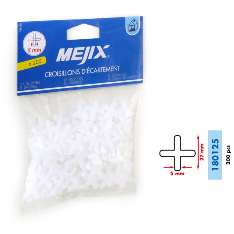 Croisillons d'écartement 5 mm MEJIX (1/3)