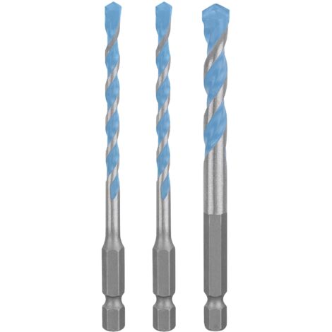 Bosch – Foret béton pour perceuse 2608900584 – Set de 3 forets 5/6/8 mm – Emmanchement hexagonal – Précision de perçage dans divers matériaux