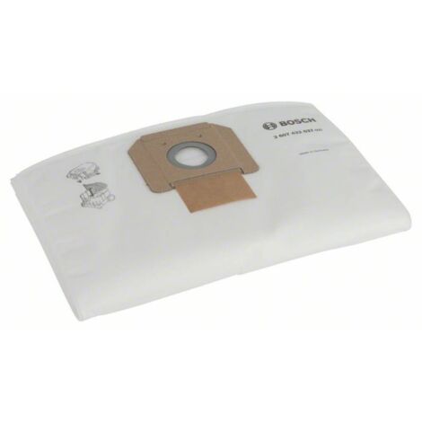 Sacs tissu non tissé pour aspirateurs Bosch GAS 35 – Pack de 5 sacs – Résistance supérieure et capacité d'aspiration – 2607432037