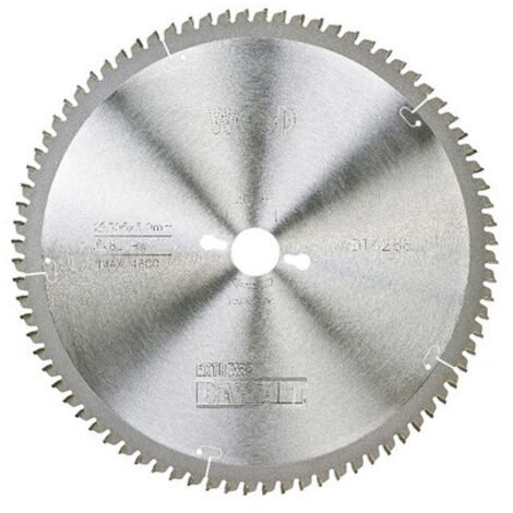 Lame carbure scie circulaire - Epaisseur : 3.0 - Diametre : 305 - Dents : 80 - Coupe : Bois, Alu -fine - DEWALT