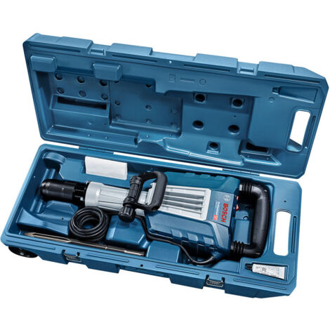 Bosch Professional – Marteau-piqueur GSH 14 C 1750 W – Force de frappe 28 J – Moteur sans balais – Pour béton armé – Coffret avec accessoires
