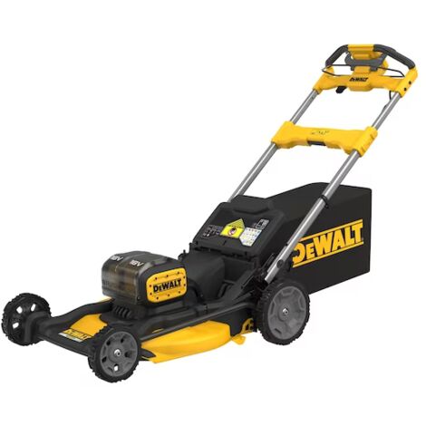 Dewalt – Tondeuse à batterie 53 cm DCMWSP156W2QW – 2 x 18V 8Ah Li-Ion – Moteur Brushless – Mulching amélioré – Sac 67L (1/6)