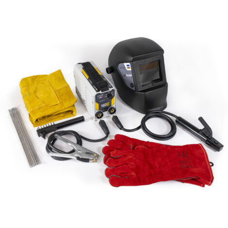 GYS – Poste à souder inverter MMA 160A – Technologie IGBT – Électrodes jusqu'à Ø 4 mm – Hot Start, Arc Force, Antisticking – Coffret complet avec accessoires (1/5)