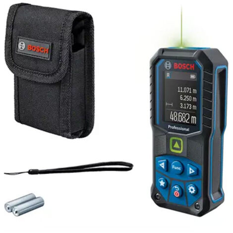 Bosch Professional – Télémètre laser vert 50 m – Précision ± 1,5 mm – Résistant à l'eau IP65 – Pour chantiers difficiles et environnements lumineux - GLM 50-25 G (1/10)