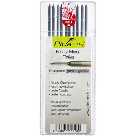 Etui de 10 mines de rechange graphite PICA-Dry 4030/SB
