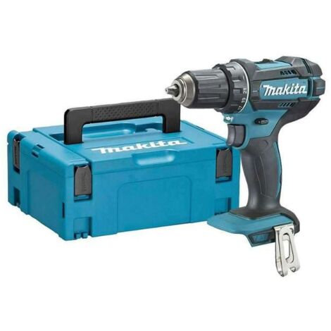 Makita – Perceuse-visseuse 18V LXT – Moteur quadripôle – Couple 62Nm pour perçage bois et métal – Coffret de transport MakPac - DDF482ZJ