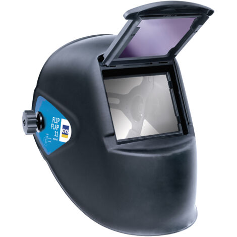 GYS – Casque de soudeur noir EN 166, EN 168, EN 175 – Champ de vision 97 x 80 mm – Filtre passif niveau 11 – Protection UV/IR DIN 15 (1/8)