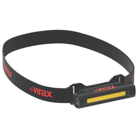Virax – Lampe frontale rechargeable 150 lumens – Modes 50% et 100% – Bandeau rotatif 360° – Fixation magnétique – 262828 (1/5)