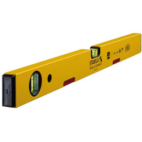 Stabila – Niveau à bulle 60 cm – Aluminium léger avec socle magnétique – Précision ± 0,5 mm/m – Aimants néodyme pour fixation sur métal
